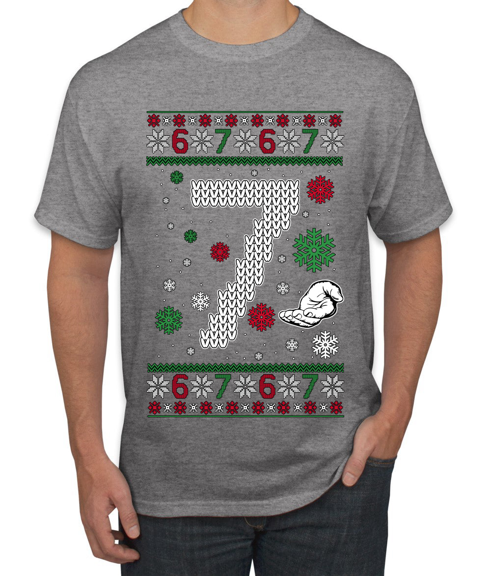 Christmas 7 Meme, Ugly Christmas Sweater Unisex Men's T-Shirt