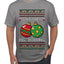 Big and Bobbing, Funny Ugly Christmas Sweater Unisex Men's T-Shirt