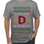 I Put The D In Reindeer, Ugly Christmas Sweater Unisex Men's T-Shirt