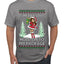Hold My Package, Ugly Christmas Sweater Unisex Unisex Men's T-Shirt