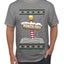 North Pole, Ugly Christmas Sweater Unisex Men's T-Shirt