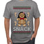Lookin Like A Snack, Ugly Christmas Sweater Unisex Men's T-Shirt