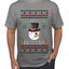 Snow Blower, Ugly Christmas Sweater Unisex Men's T-Shirt