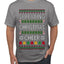 Spreading Christmas Cheer, Ugly Christmas Sweater Unisex Men's T-Shirt