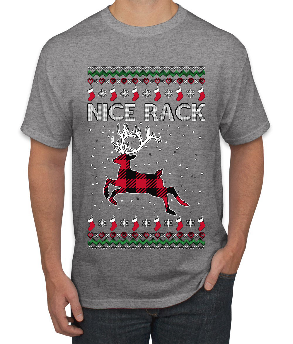 Nice Rack, Ugly Christmas Sweater Unisex Men's T-Shirt