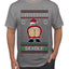 Silent Butt Deadly Farting Santa, Ugly Christmas Sweater Unisex Men's T-Shirt