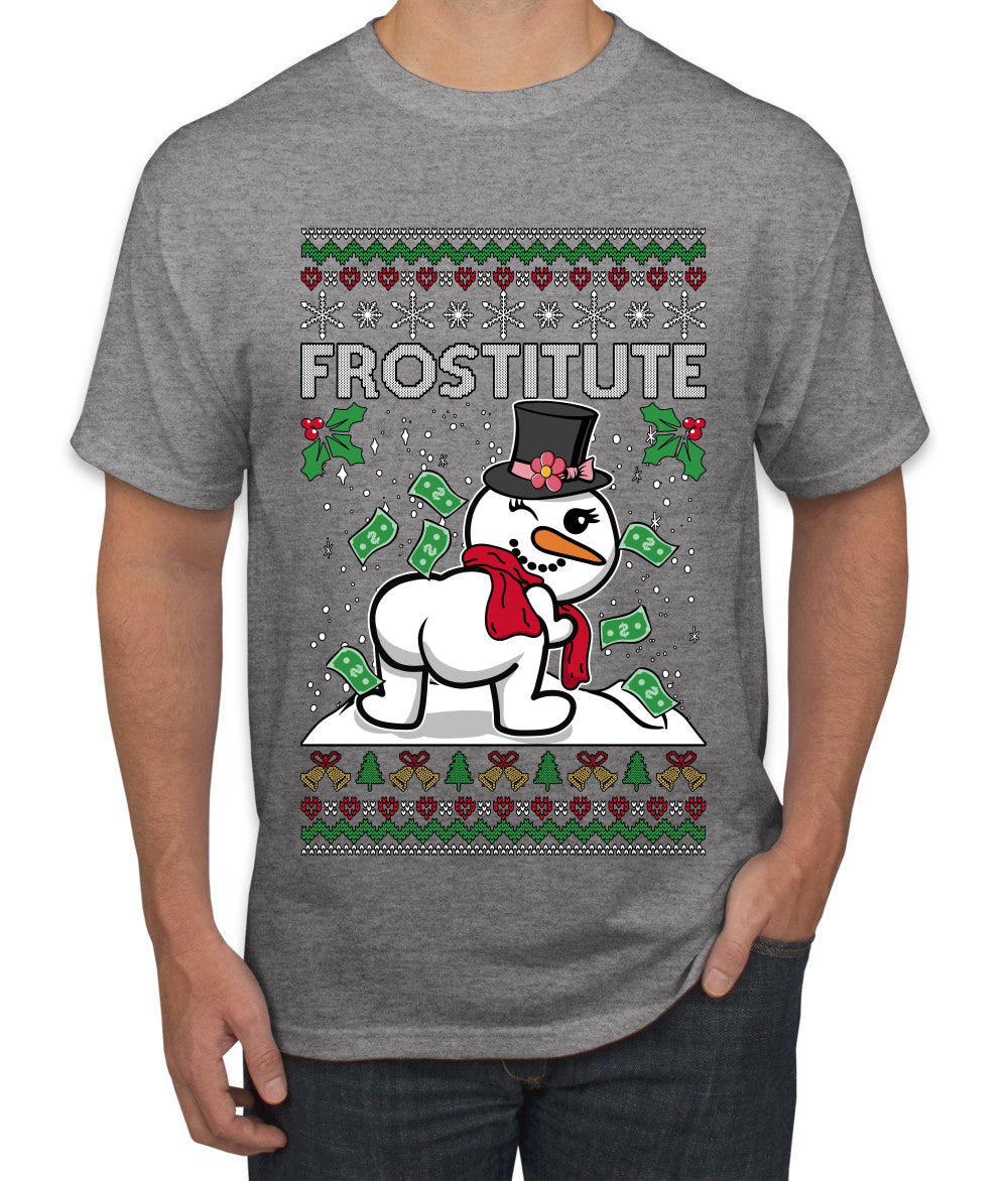 Frostitute, Ugly Christmas Sweater Unisex Men's T-Shirt