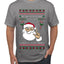 Be Nice To The Server Santa's Watching, Ugly Christmas Sweater Unisex Men's T-Shirt