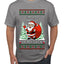 You Should See The Size Of My Sack Naughty Santa, Ugly Christmas Sweater Unisex Men's T-Shirt