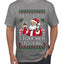 I Love To Stuff Her Stocking, Ugly Christmas Sweater Unisex Men's T-Shirt