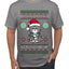 Look At Me Being All Festive And Shit, Ugly Christmas Sweater Unisex Men's T-Shirt
