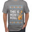 This Is How I Roll Dreidel Hanukkah, Ugly Christmas Sweater Unisex Men's T-Shirt