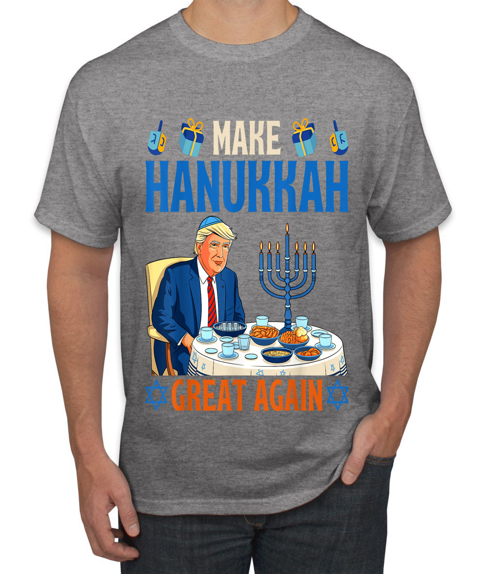 Make Hanukkah Great Again, Ugly Christmas Sweater Unisex Men's T-Shirt