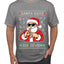 Santa Says 6 7 Numbers Meme, Ugly Christmas Sweater Unisex Men's T-Shirt