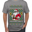 I Saw Santa Splitting The G, Ugly Christmas Sweater Unisex Men's T-Shirt