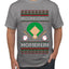 Ho Ho Ho Homerun, Baseball Fan Christmas Design, Ugly Christmas Sweater Unisex Men's T-Shirt