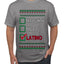 Naughty Nice, Latino, Latin American Humor Christmas Design, Ugly Christmas Sweater Unisex Men's T-Shirt