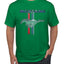 Ford Mustang Classic Pony USA Logo Emblem Cars and Trucks Front and Back Cars and Trucks Men's T-Shirt