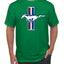 Ford Mustang Retro USA Vintage Logo Classic Bar Cars and Trucks Men's T-Shirt