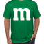 Letter M Graphic Novelty Funny Costume Halloween Men's T-Shirt