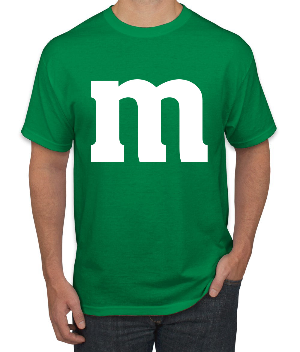 Letter M Graphic Novelty Funny Costume Halloween Men's T-Shirt