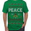 Peace Ugly Christmas Sweater Men's T-Shirt