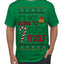It's Not Going to Suck Itself Funny Candy Cane Ugly Christmas Sweater Men's T-Shirt