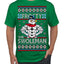 Frosty the Swoleman Funny Workout Lifting Snowman MovieUgly Christmas Sweater Men's T-Shirt