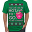 You Can Take Me Hot to Go, Hot Cocoa Viral Song Pop Music Ugly Christmas Sweater Men's T-Shirt