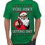 You Ain't Getting Shit Funny Santa Claus Ugly Christmas Sweater Men's T-Shirt