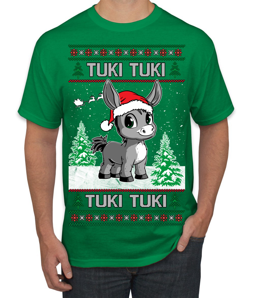 Tuki Tuki Tuki Funny Spanish Music Lyrics Ugly Christmas Sweater Men's T-Shirt