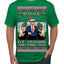 Doge Elf Around and Find Out Trump Elon Vivek MAGA Ugly Christmas Sweater Men's T-Shirt