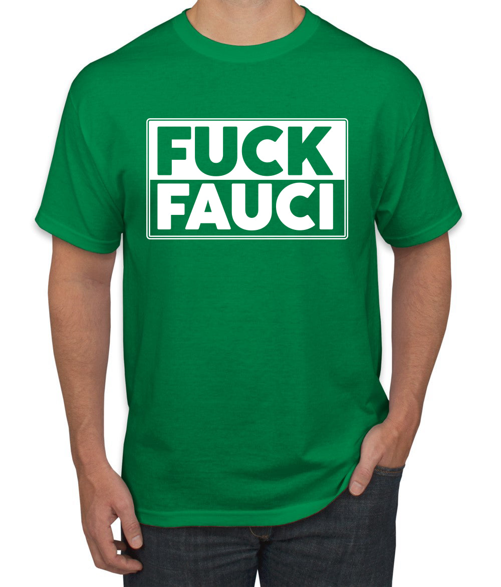 Fauci Funny Mens Tshirts Political Graphic T shirts for Men Political Men's T-Shirt