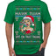 Hawk Tuah Spit On That Thang Mrs Claus Funny Meme Ugly Christmas Sweater Men's T-Shirt