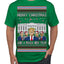 Merry Christmas and a MAGA New Year 2025 Ugly Christmas Sweater Men's T-Shirt
