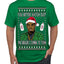 You Better Watch Out, the Diddler's Coming to Town, Funny Santa P Diddy Diddler Funny Party Viral Music Baby Oil Meme Ugly Christmas Sweater Men's T-Shirt
