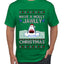 Have a Holly Jawlly Christmas, Cute Shark, Ugly Christmas Sweater Men's T-Shirt