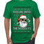 Rollin' Into The Holidays Christmas Sweater, Ugly Christmas Sweater Men's T-Shirt