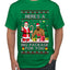 Here's A Big Package For You Santa Christmas Sweater, Ugly Christmas Sweater Men's T-Shirt