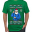 Santa Stands On Christmas, Ugly Christmas Sweater Men's T-Shirt