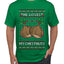 He Loves my Chestnuts, Ugly Christmas Sweater Unisex Men's T-Shirt