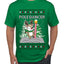 Pole Dancer, Ugly Christmas Sweater Unisex Men's T-Shirt