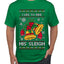 I Like To Ride His Sleigh, Ugly Christmas Sweater Unisex Men's T-Shirt