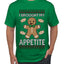 I Brought My Appetitie, Ugly Christmas Sweater Unisex Men's T-Shirt