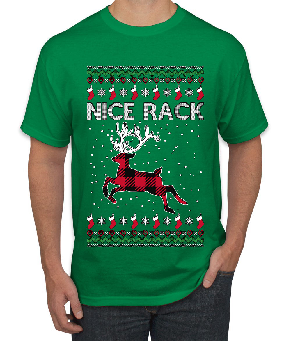 Nice Rack, Ugly Christmas Sweater Unisex Men's T-Shirt