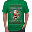 Santa Got Coldplayed, Ugly Christmas Sweater Unisex Men's T-Shirt