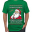 I'm Into Fitness Cookie In My Mouth Santa, Ugly Christmas Sweater Unisex Men's T-Shirt