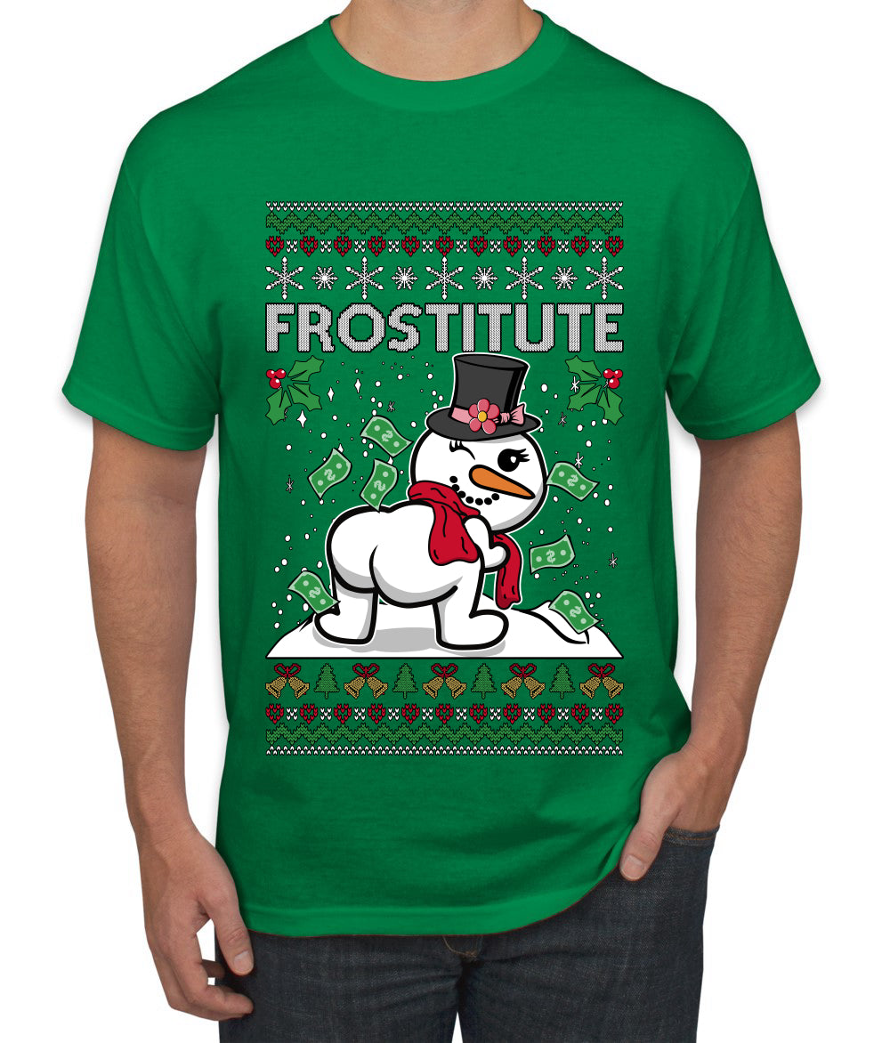 Frostitute, Ugly Christmas Sweater Unisex Men's T-Shirt