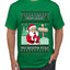 Ask Your Mom About My North Pole Naughty Santa, Ugly Christmas Sweater Unisex Men's T-Shirt