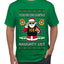 You're On Santa's Naughty List ICE Agent, Ugly Christmas Sweater Unisex Men's T-Shirt